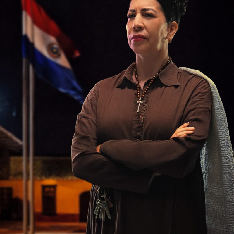 Juana de Lara enojada