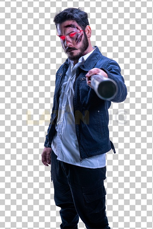 Hombre-Halloween-Barba-Bate-04