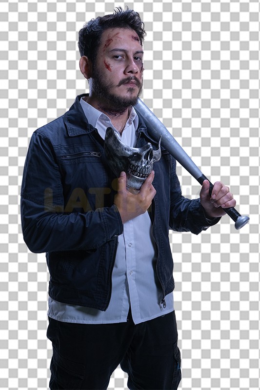 Hombre-Halloween-Mascara-Bate-01