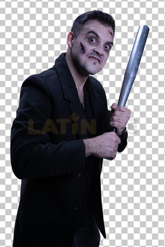 Hombre-Halloween-Saco-Bate-03