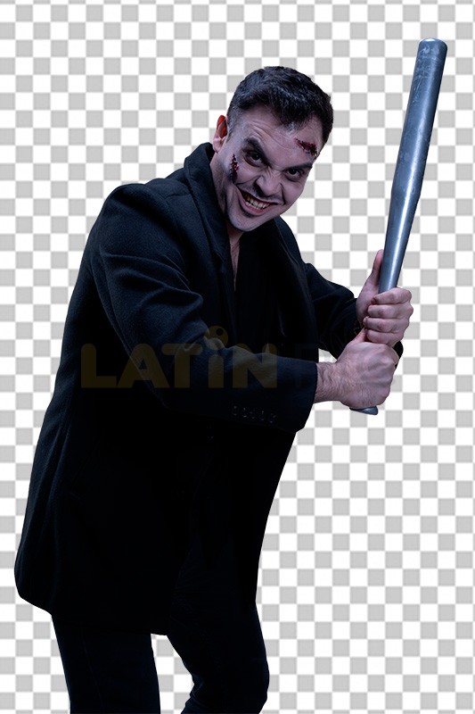 Hombre-Halloween-Saco-Bate-05