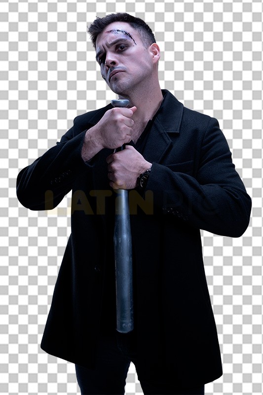 Hombre-Halloween-Saco-Bate-06