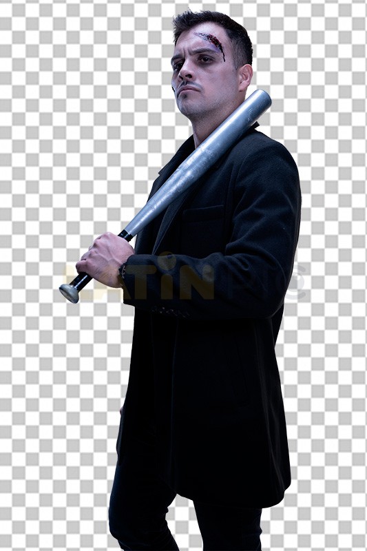 Hombre-Halloween-Saco-Bate-08