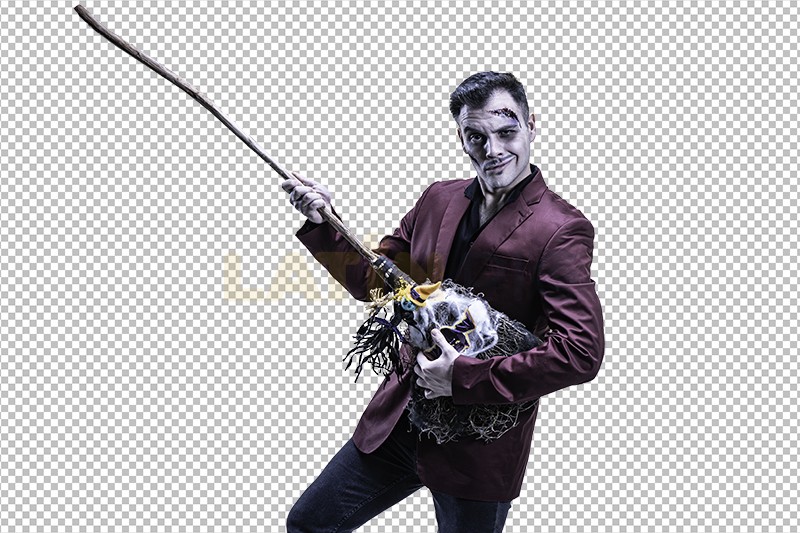 Hombre-Halloween-Saco-Granate-06