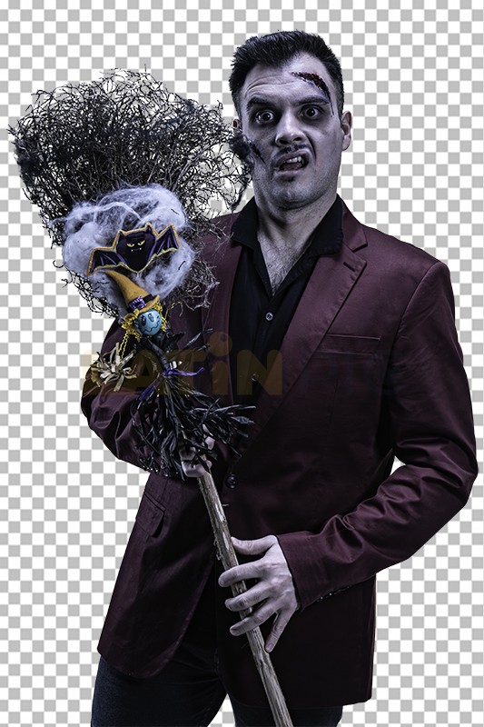 Hombre-Halloween-Saco-Granate-09