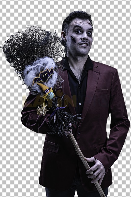 Hombre-Halloween-Saco-Granate-08