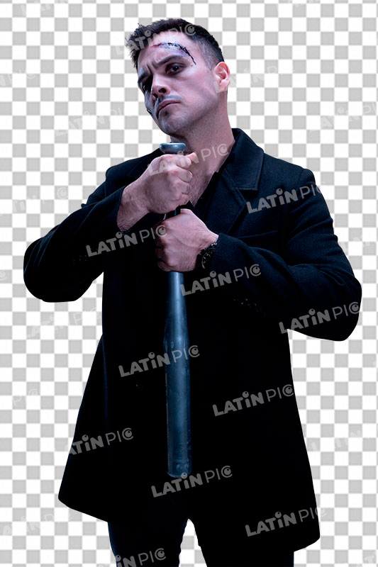 Hombre-Halloween-Saco-Bate-06