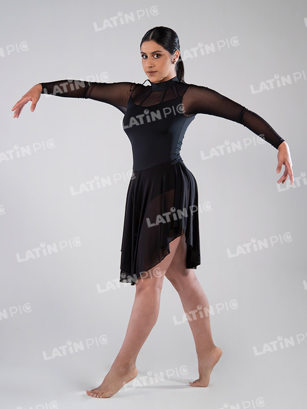 Bailarina traje negro-danza contemporanea-008